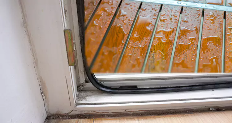 Water Leaking Wooden Patio Doors Repair in Jacksonville Beach, FL